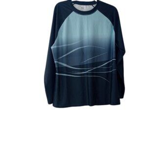 VAYAGER Mens Swim Shirt UPF 50+ UV Sun Protection Quick Dry Rash Guard 2X New